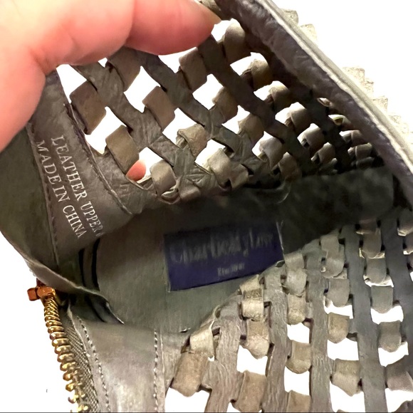 Charlie My Love Grey ATM Leather Bootie B19/15 - Picture 7 of 12